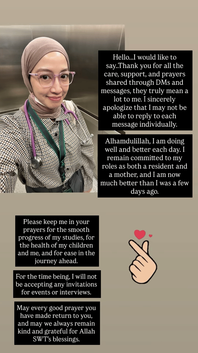 Pernyataan Maissy setelah rumah tangganya jadi sorotan, diunggah lewat Instagram Story