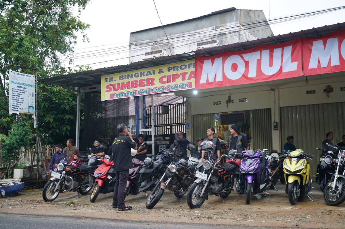 Motul Gelar Moride Lampung, Riding Bareng Sekaligus Edukasi