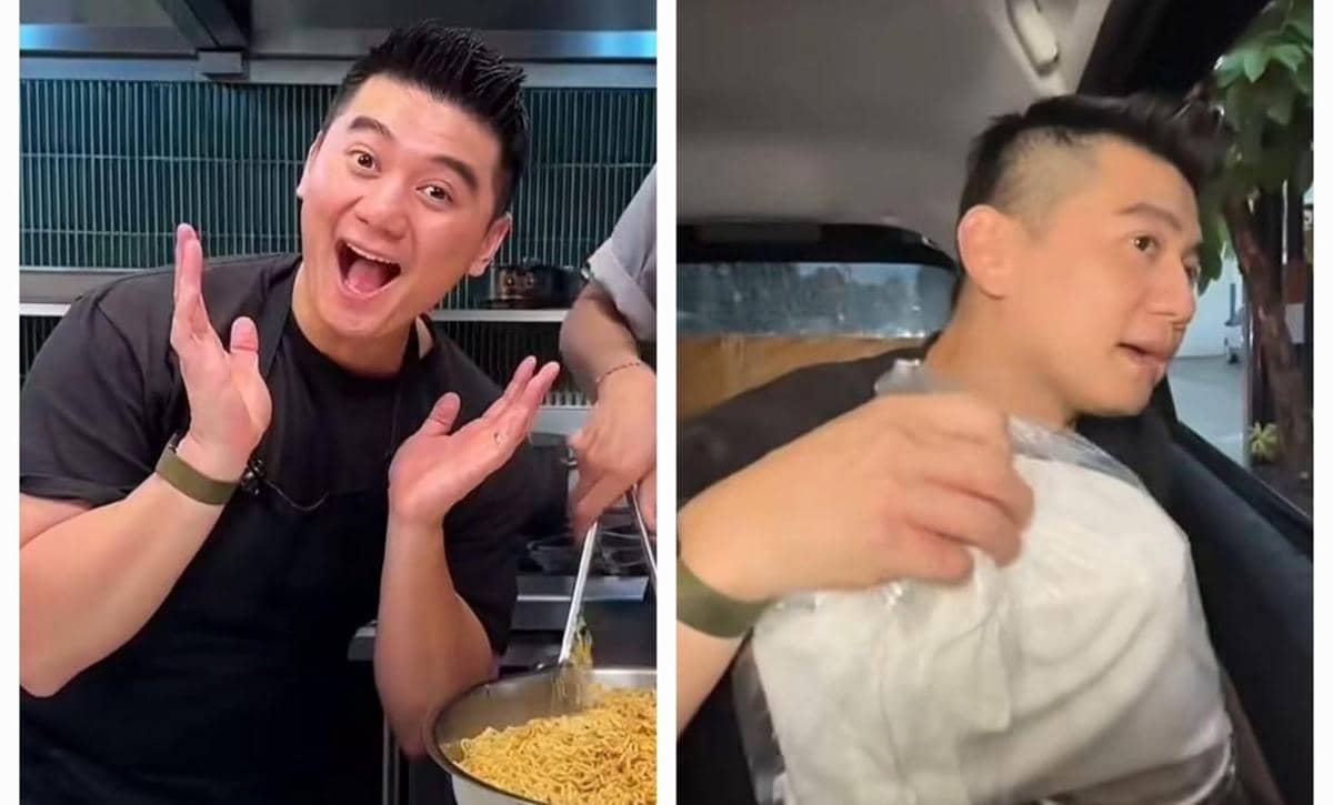 9 Potret Chef Arnold Bikin Ramadan Berbagi, Hujan Tetap Semangat