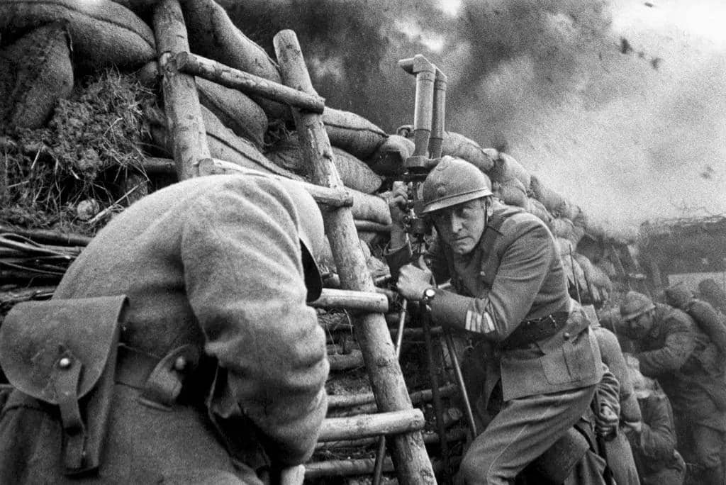 cuplikan adegan dalam film Paths of Glory