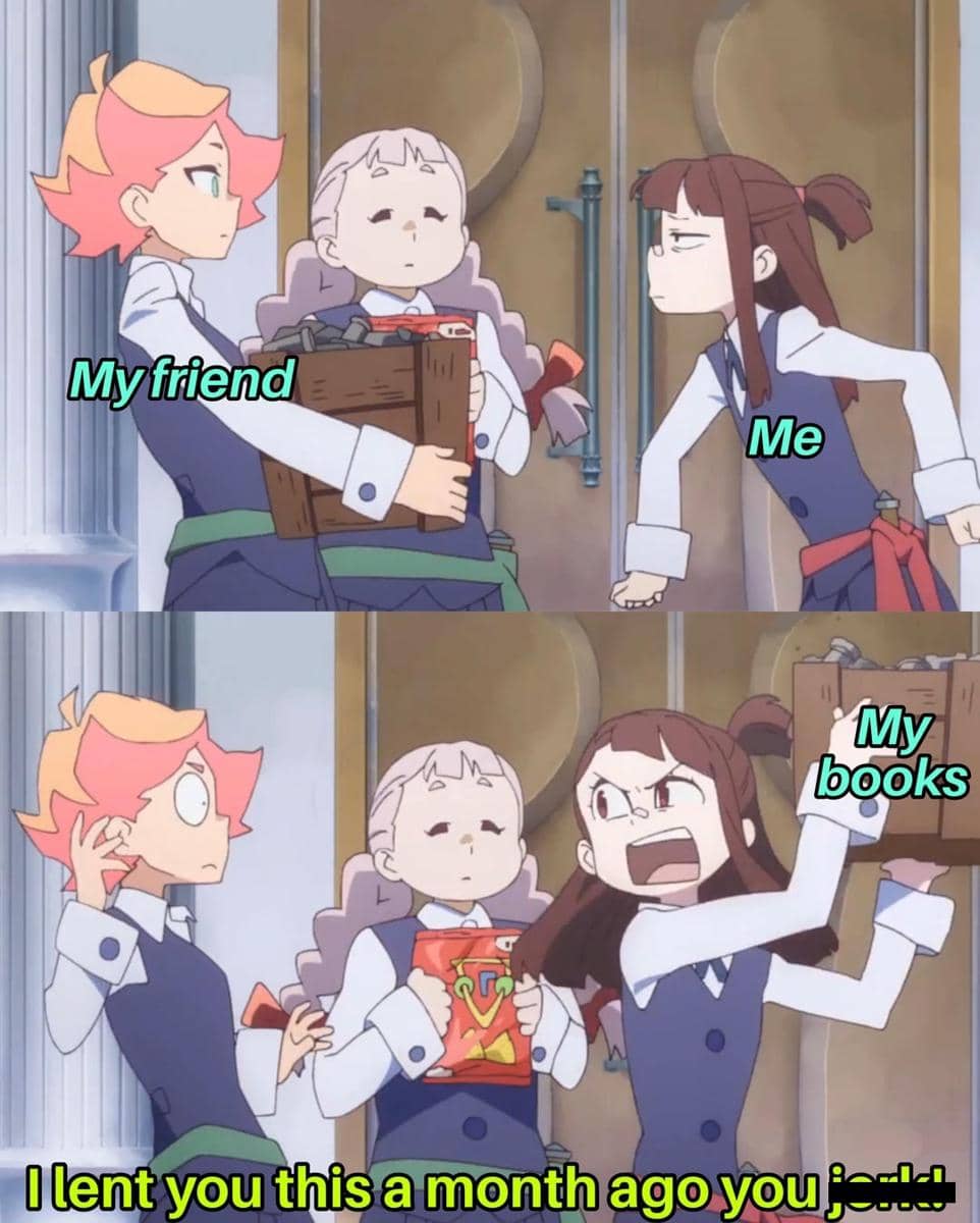 meme anime tentang pinjam-meminjam