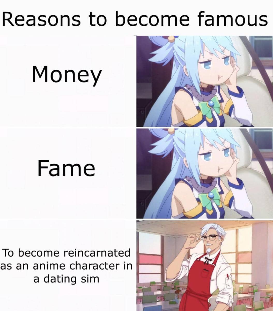 meme anime tentang uang