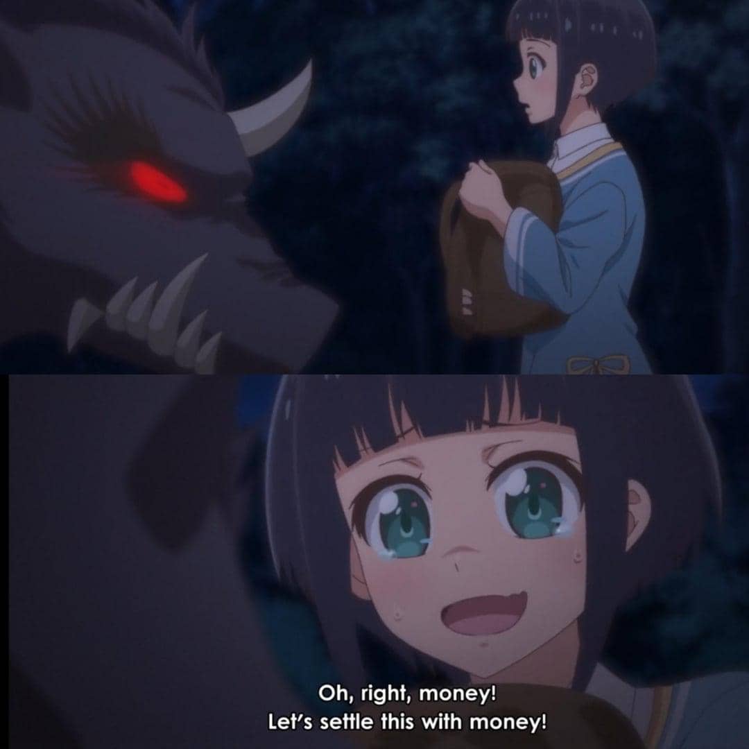 meme anime tentang uang