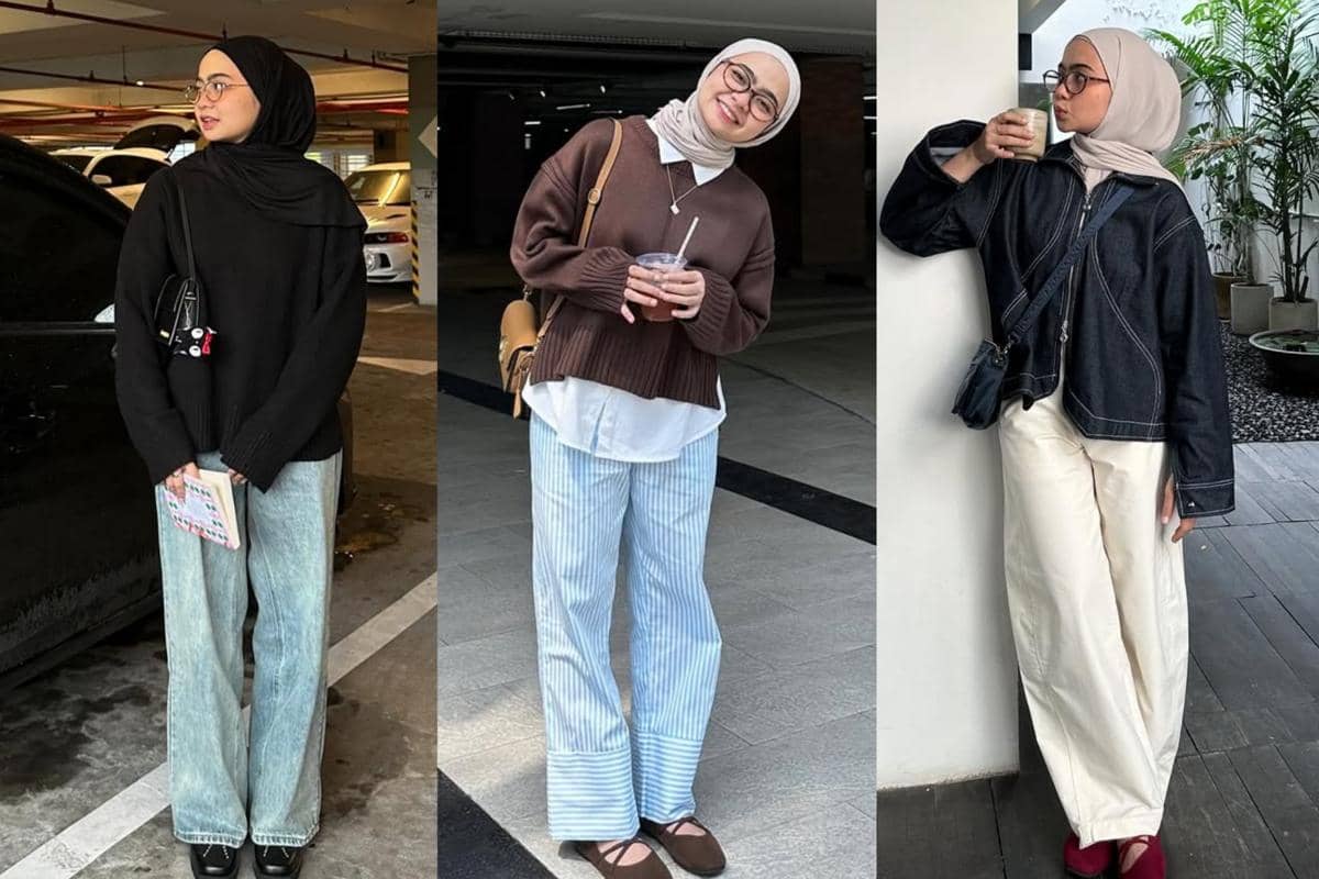 7 Inspirasi OOTD Simpel Hijab Pakai Celana ala Maryam Nurul