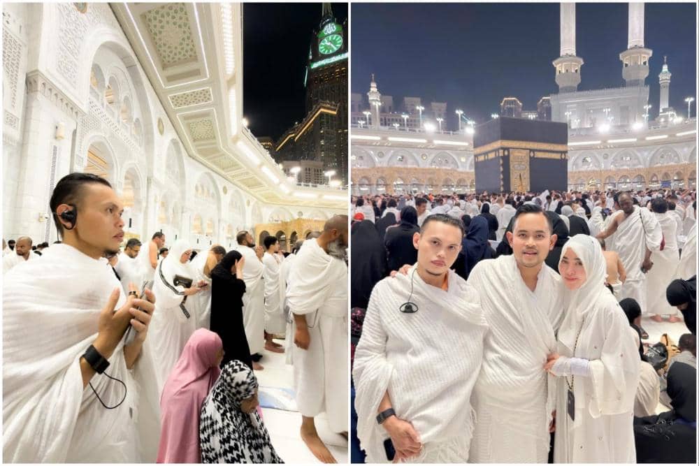 10 Potret Wanda Hara Beribadah Umrah di Malam Ke-25 Ramadan