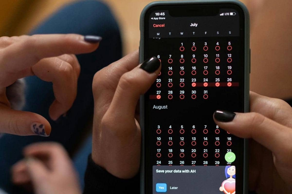 ilustrasi membuat jadwal digital 