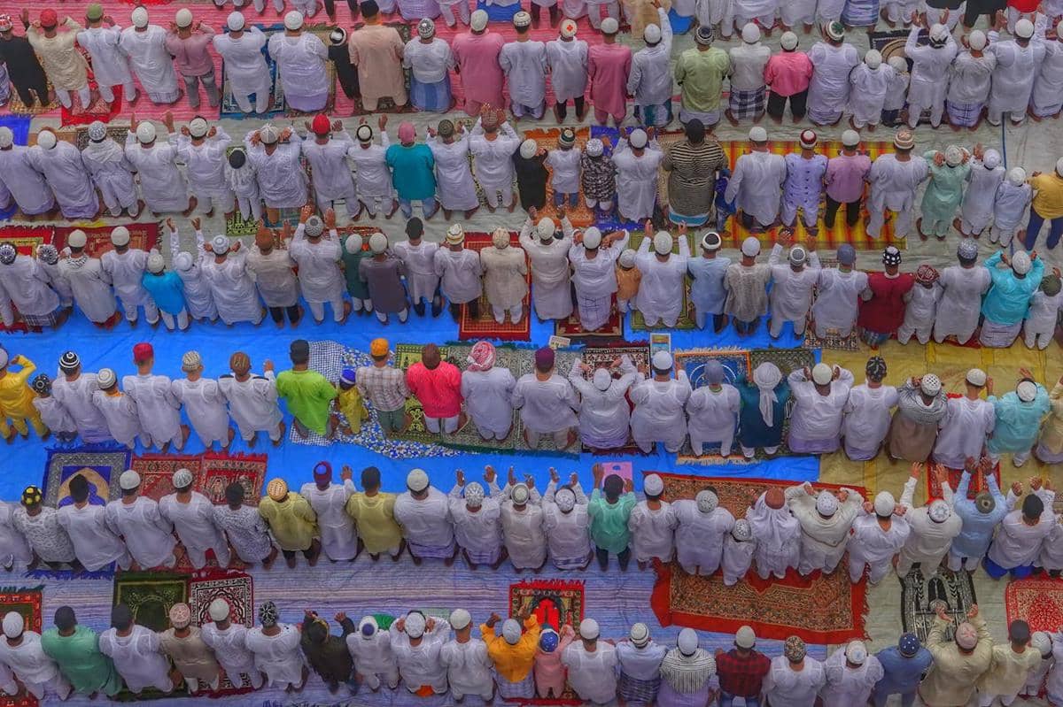 ilustrasi shalat berjamaah