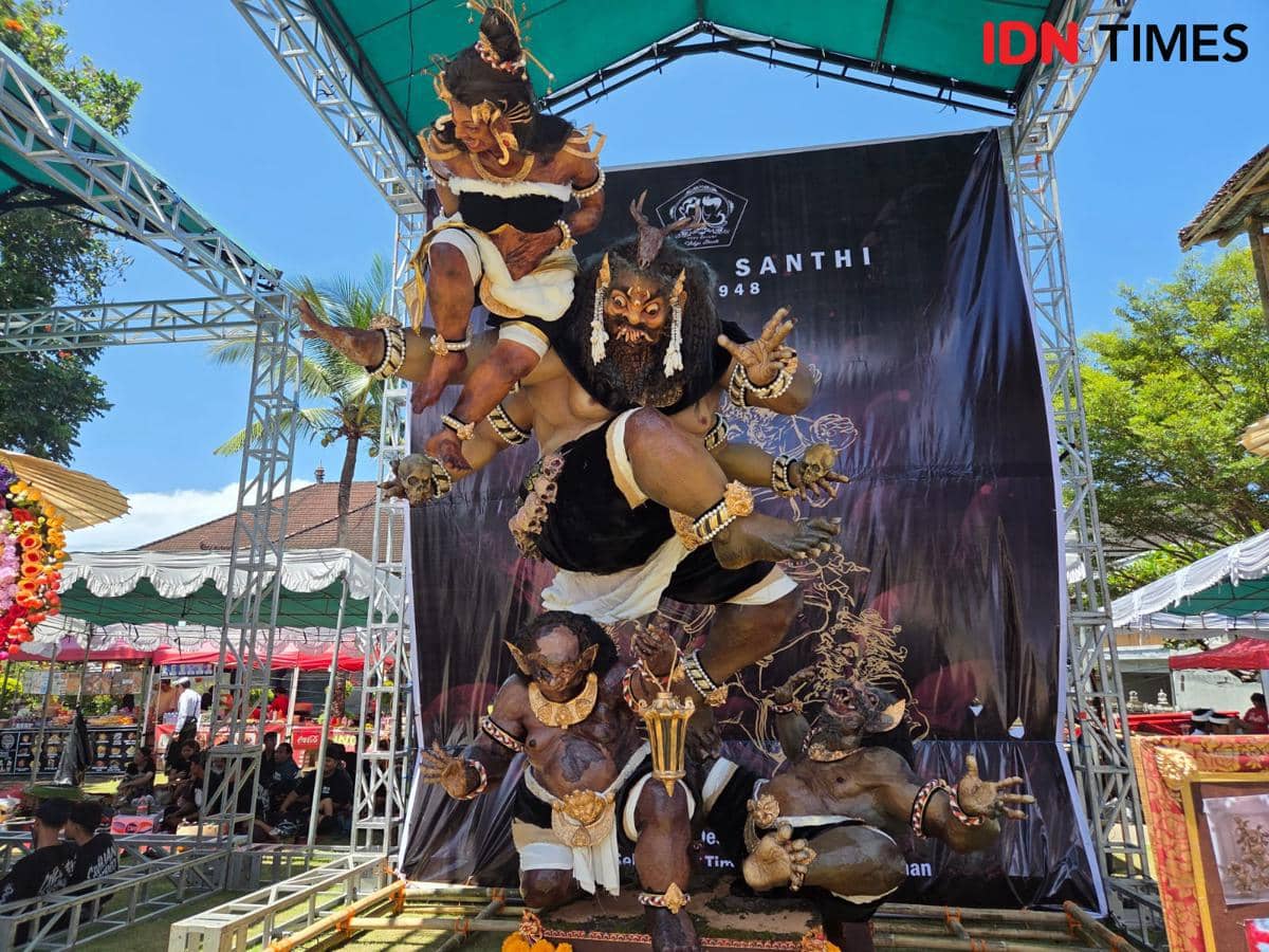 Ogoh-ogoh Hidimba Hidimbi dari Kecamatan Selemedeg Timur 