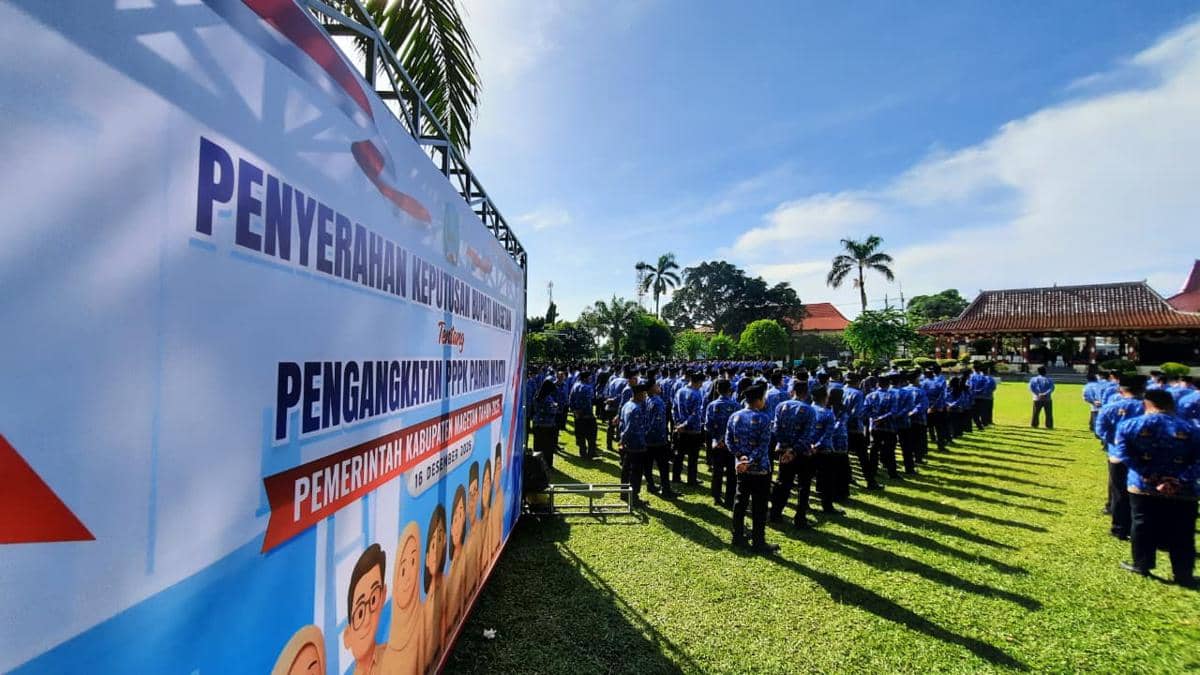 PPPK Paruh Waktu Magetan Terima  THR Rp418 Ribu, Ini Penjelasan BKPSDM