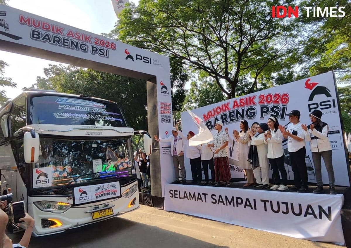 PSI Gelar Mudik Gratis, Kaesang Lepas 11.800 Pemudik dengan 200 Bus