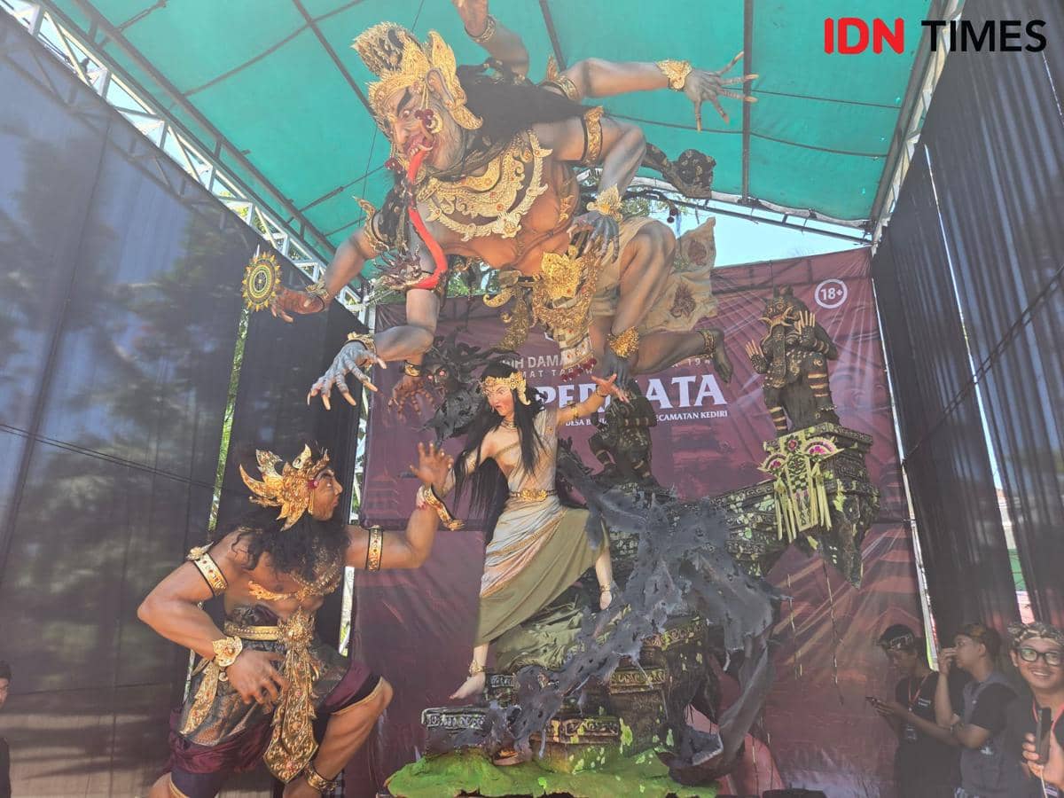 Ogoh-Ogoh Kunti Seraya Kecamatan Kediri 