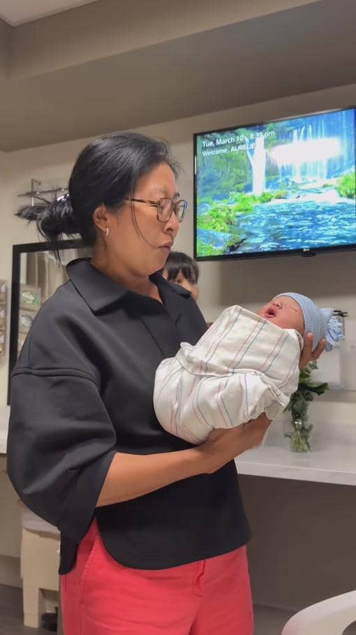 Perdana Baby Thomas Bigenho, Anak Aurelie Moeremans