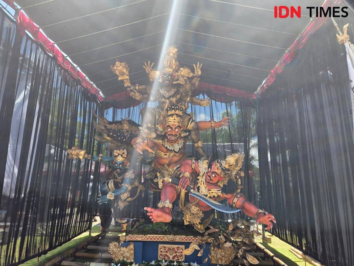 Ogoh-ogoh Adhikara Grahana dari Kecamatan Baturiti 