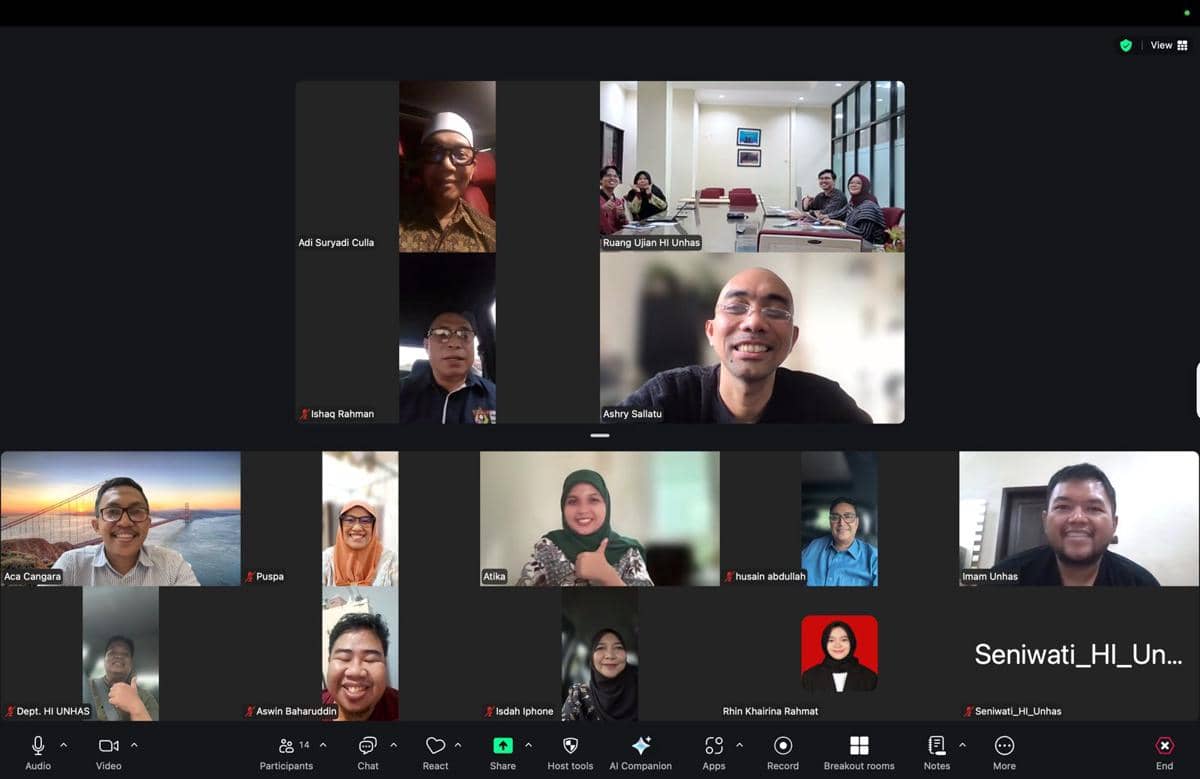 Akademisi HI FISIP Unhas mendorong pemerintah Indonesia untuk menarik diri dari forum internasional Board of Peace (BoP). (dok. Humas Unhas)