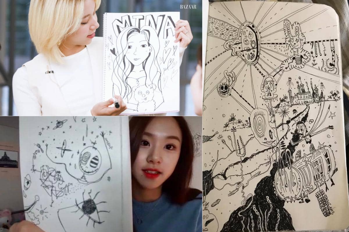 berbagai artwork buatan Chaeyoung TWICE