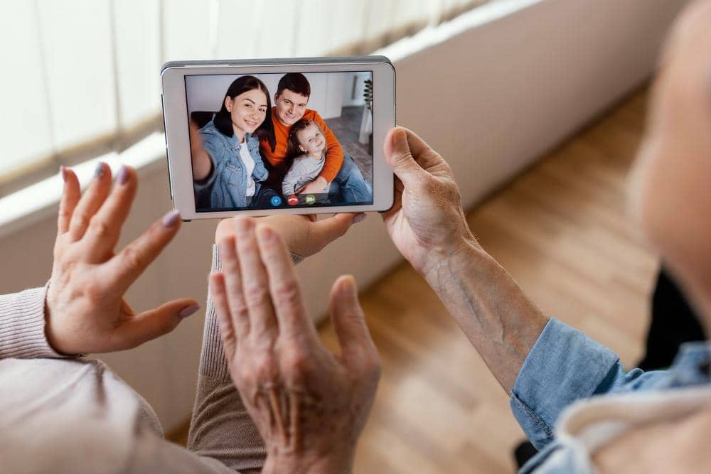 Video call.