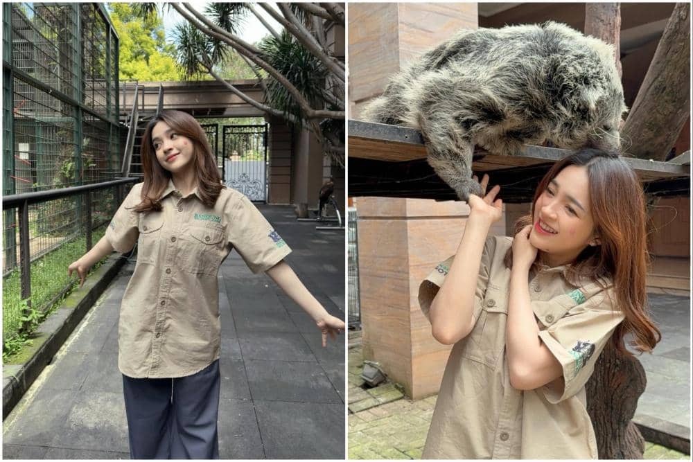 9 Potret Eca Japasal Main dengan Satwa di Rumah Alshad Ahmad