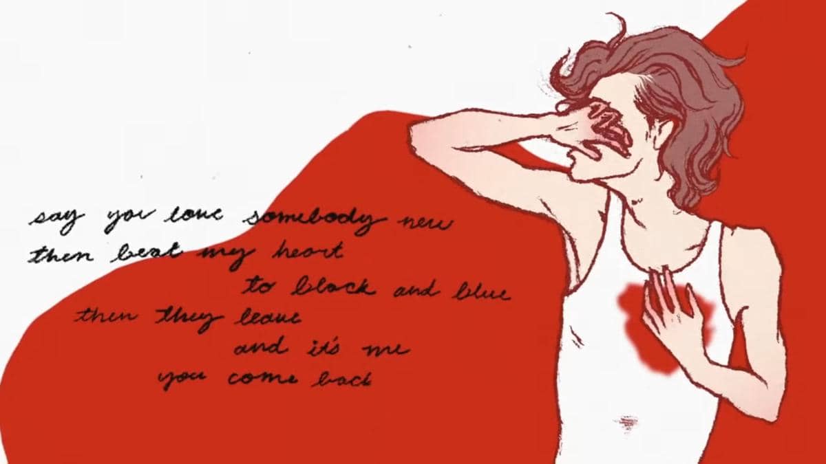 cuplikan video lirik "The Cut That Always Bleeds"
