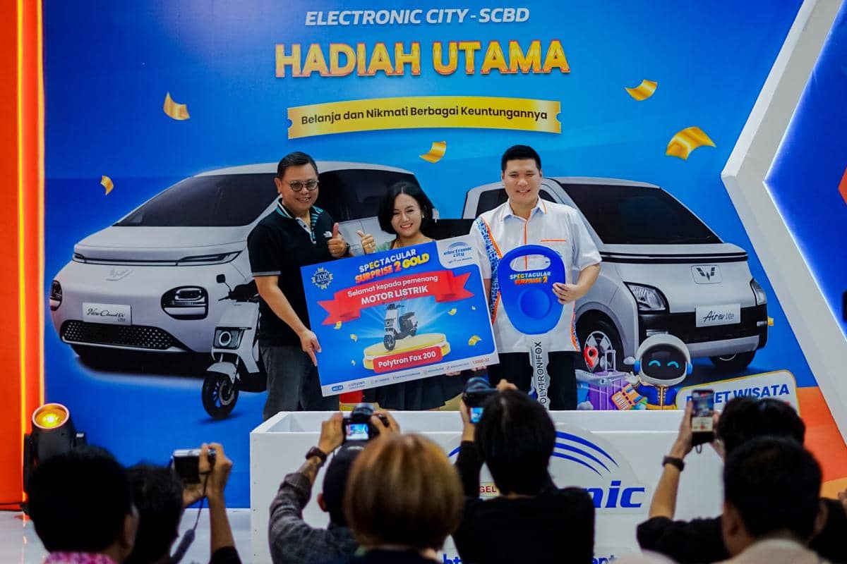 Selamat! Electronic City Gelar Pengundian Spectacular Surprise Kategori Gold