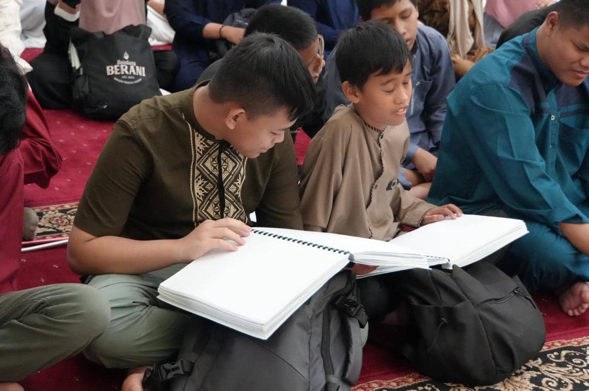 Kala Ratusan Tunanetra Ikut Khotmil Qur'an Braille (dok. Kemenag0