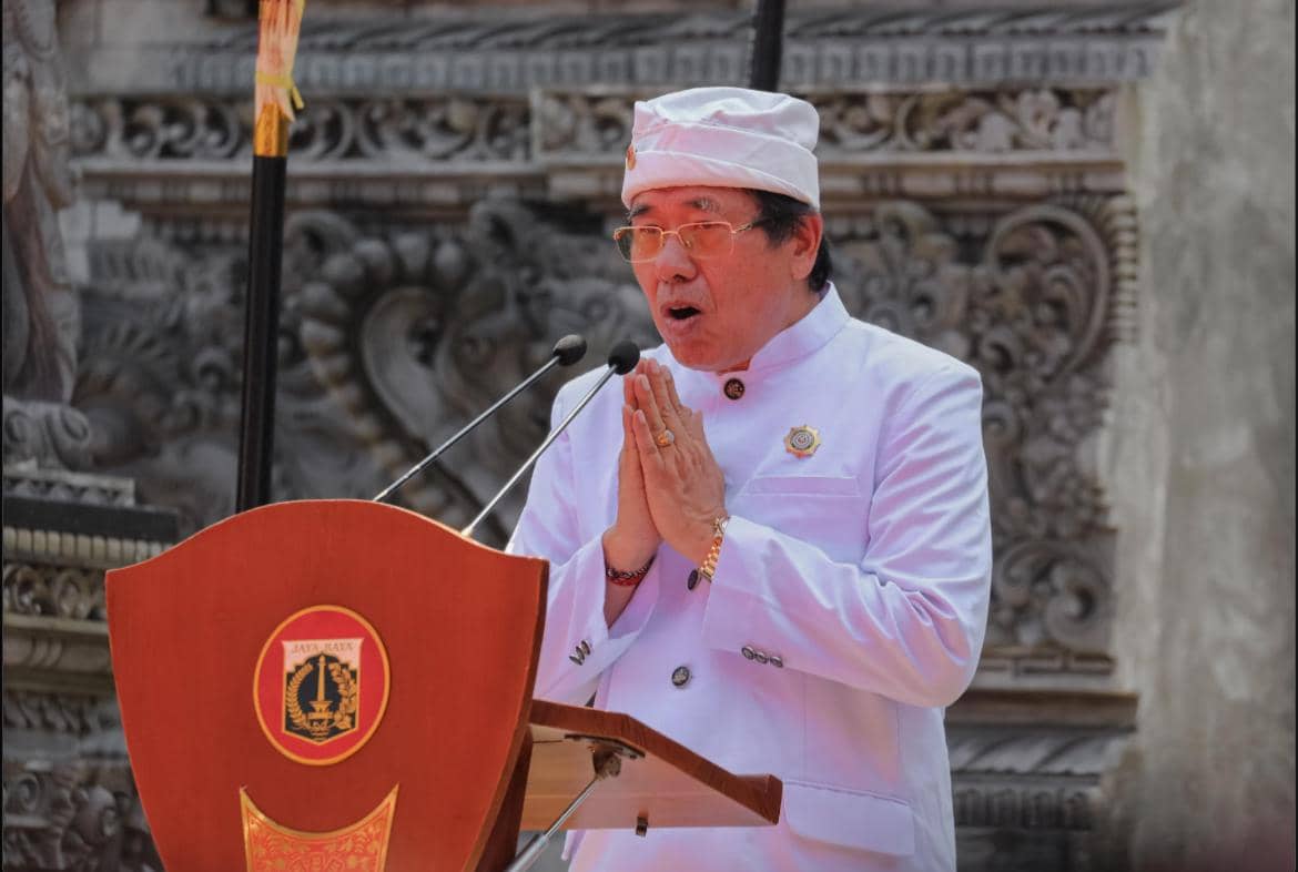 Pramono Hadiri Upacara Melasti, Imbau Warga Jaga Toleransi 