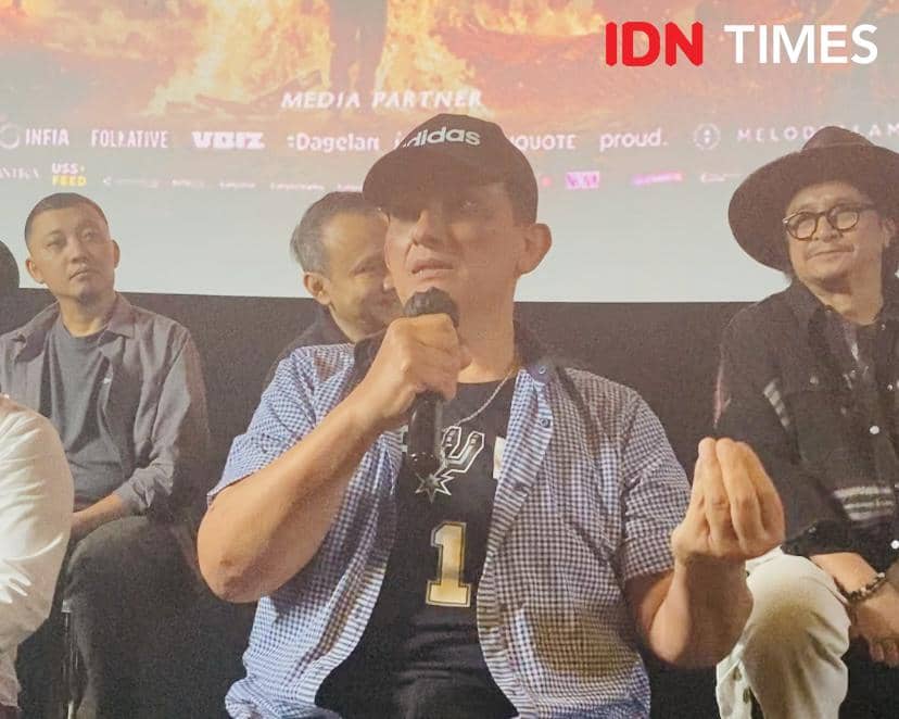 press conference film Suzzanna: Santet Dosa di Atas Dosa di XXI Plaza Senayan, Sabtu (14/3/2026) 