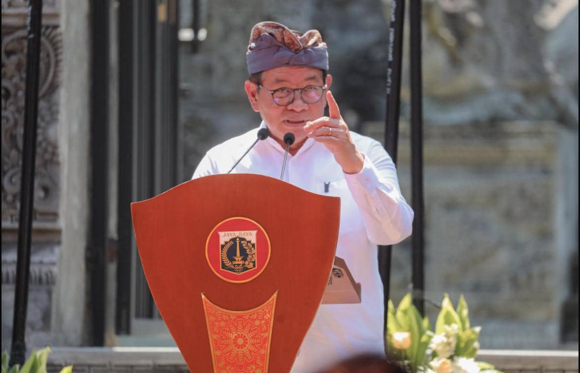 Pramono Hadiri Upacara Melasti, Imbau Warga Jaga Toleransi 