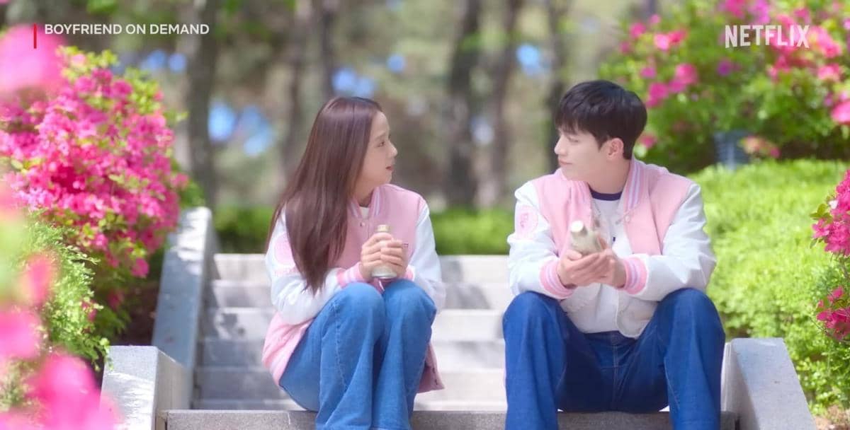 cuplikan Jisoo di drama Boyfriend on Demand