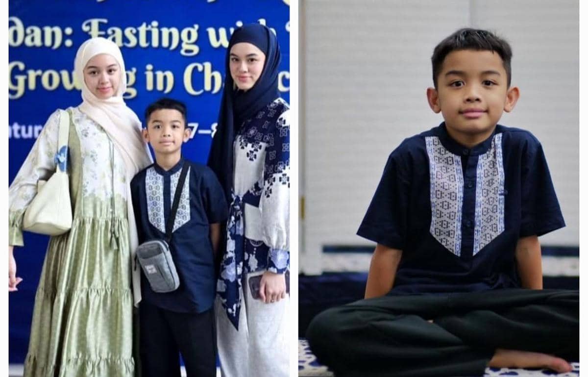 9 Potret Anak-anak Rionaldo Stokhorst Ikut Pesantren Kilat di Sekolah