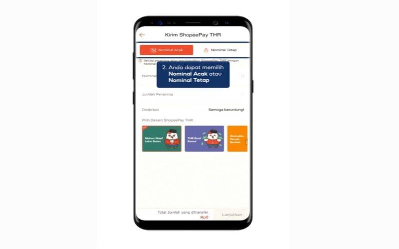 cara kirim THR online pakai ShopeePay THR