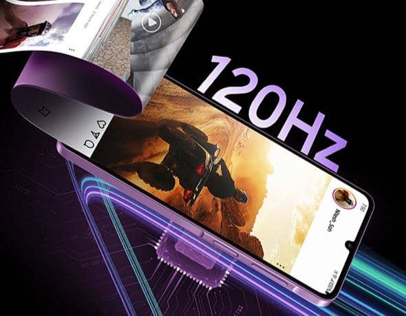 ilustrasi layar 120Hz milik Samsung Galaxy M17e 5G 