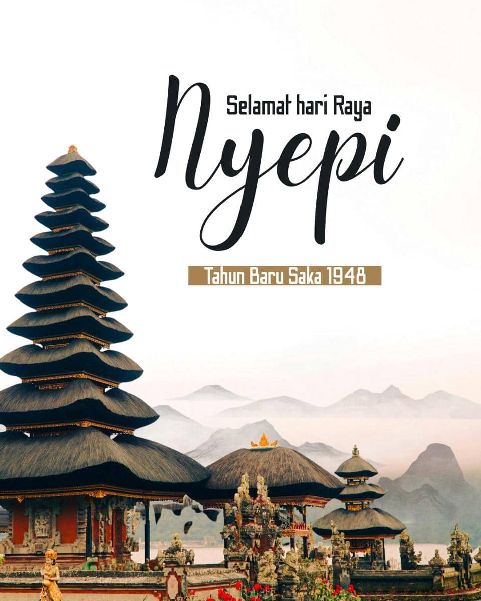 Poster Hari Raya Nyepi 2026 