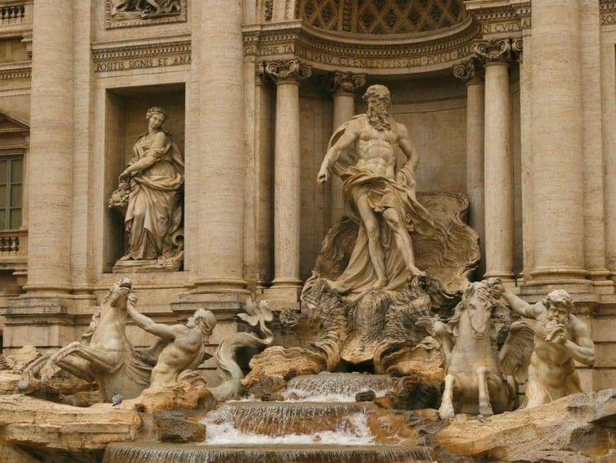 ilustrasi situs peradaban Romawi Kuno 