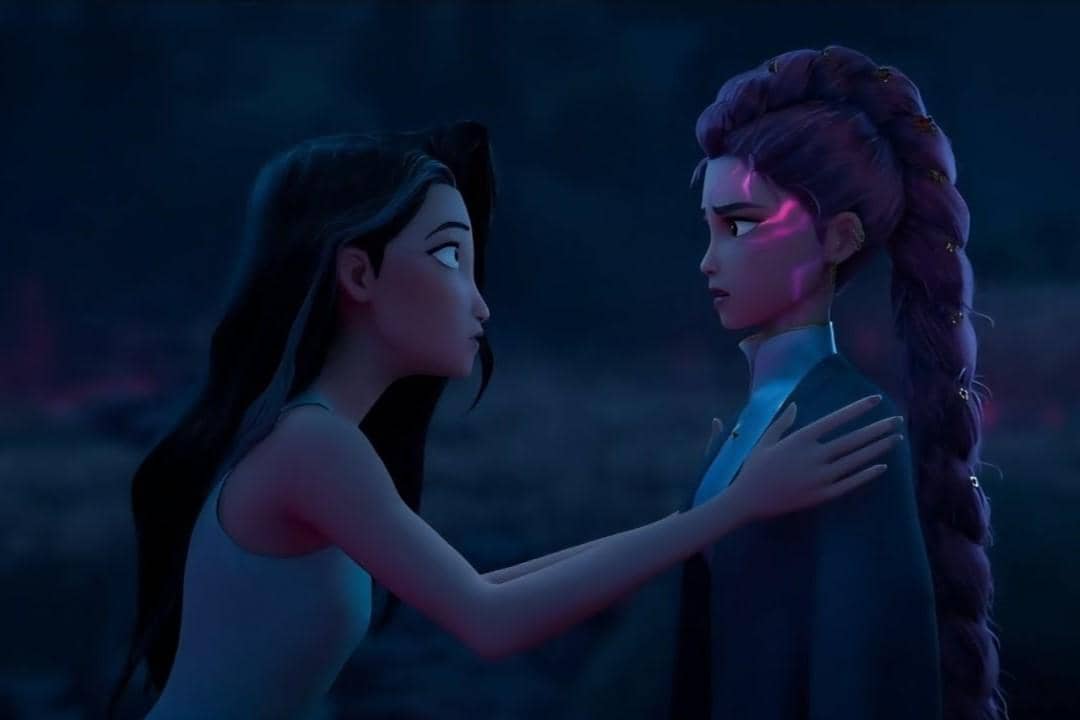 Celine dan Rumi dalam KPop Demon Hunters