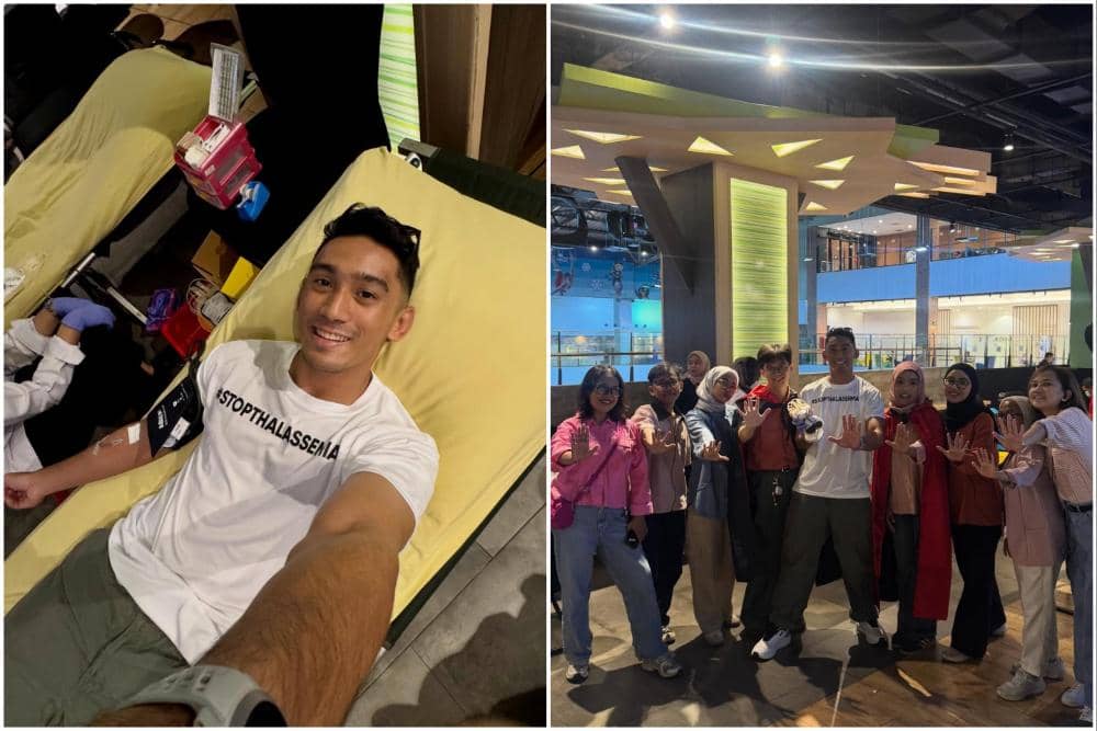 7 Potret Daffa Wardhana Donor Darah saat Ramadan 2026