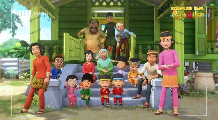 3 Momen Karakter Upin & Ipin Jauh dari Orang Tersayang saat Lebaran