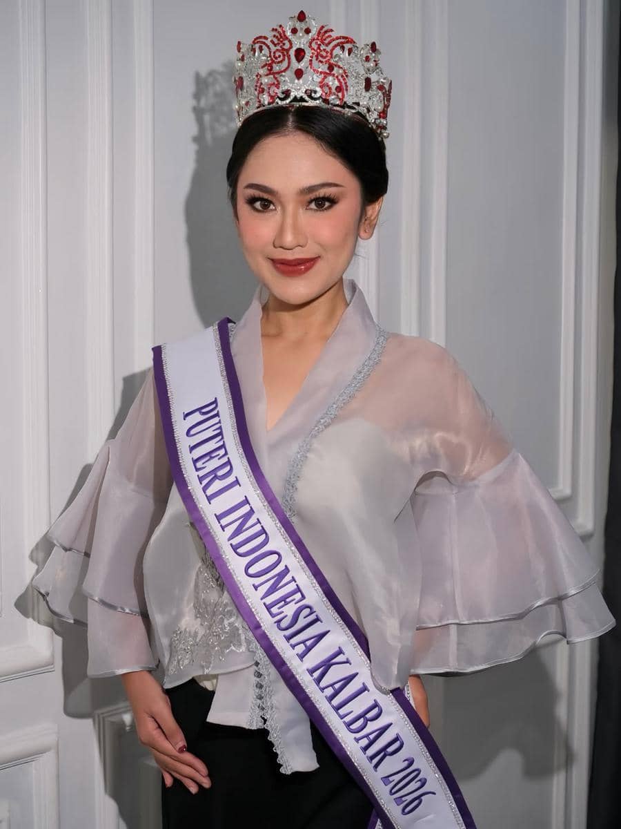 potret Anggelia Meryciana, Puteri Indonesia Kalimantan Barat 1 2026