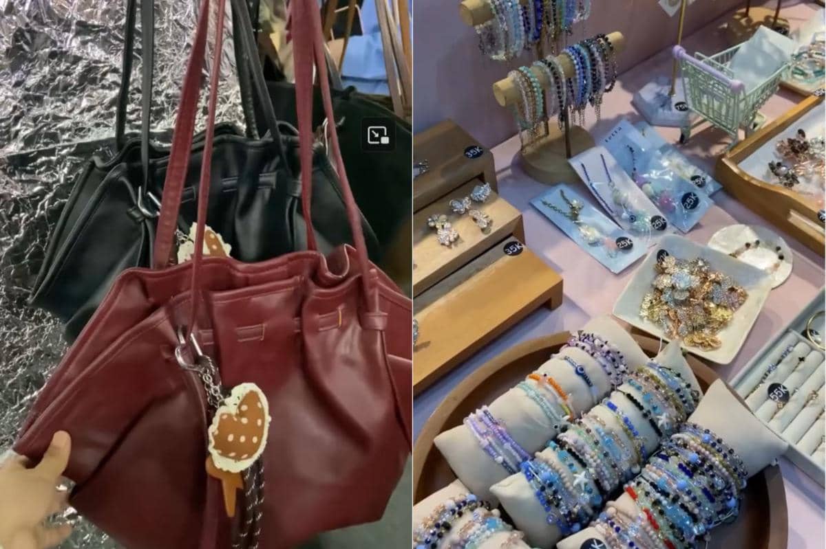 Koleksi tas dan aksesori yang ada di acara GlamLocal Bekasi 2026