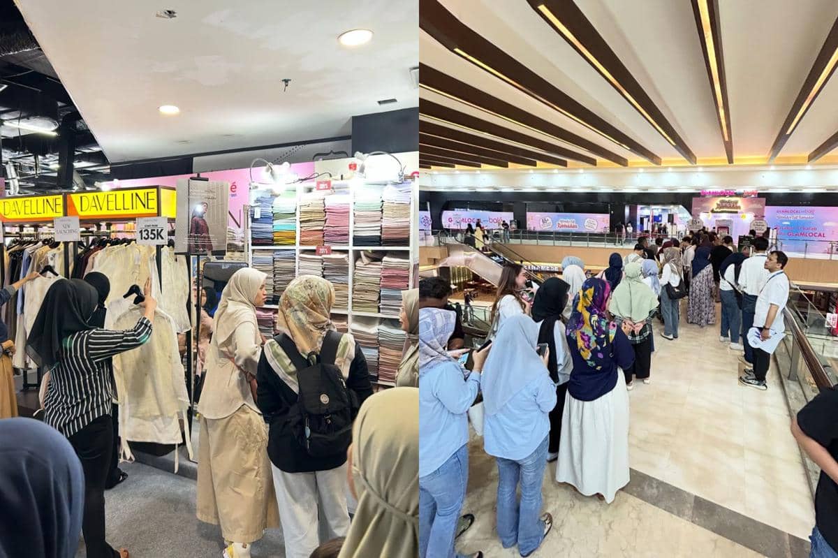 Antusias masyarakat saat menghadiri acara GlamLocal di Bekasi