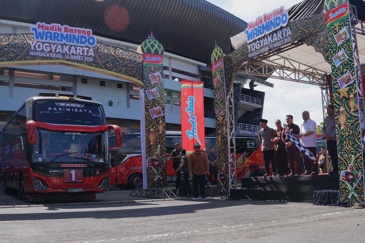 1.800 Pelaku Usaha Warmindo Mudik Gratis Bareng dari Yogyakarta 
