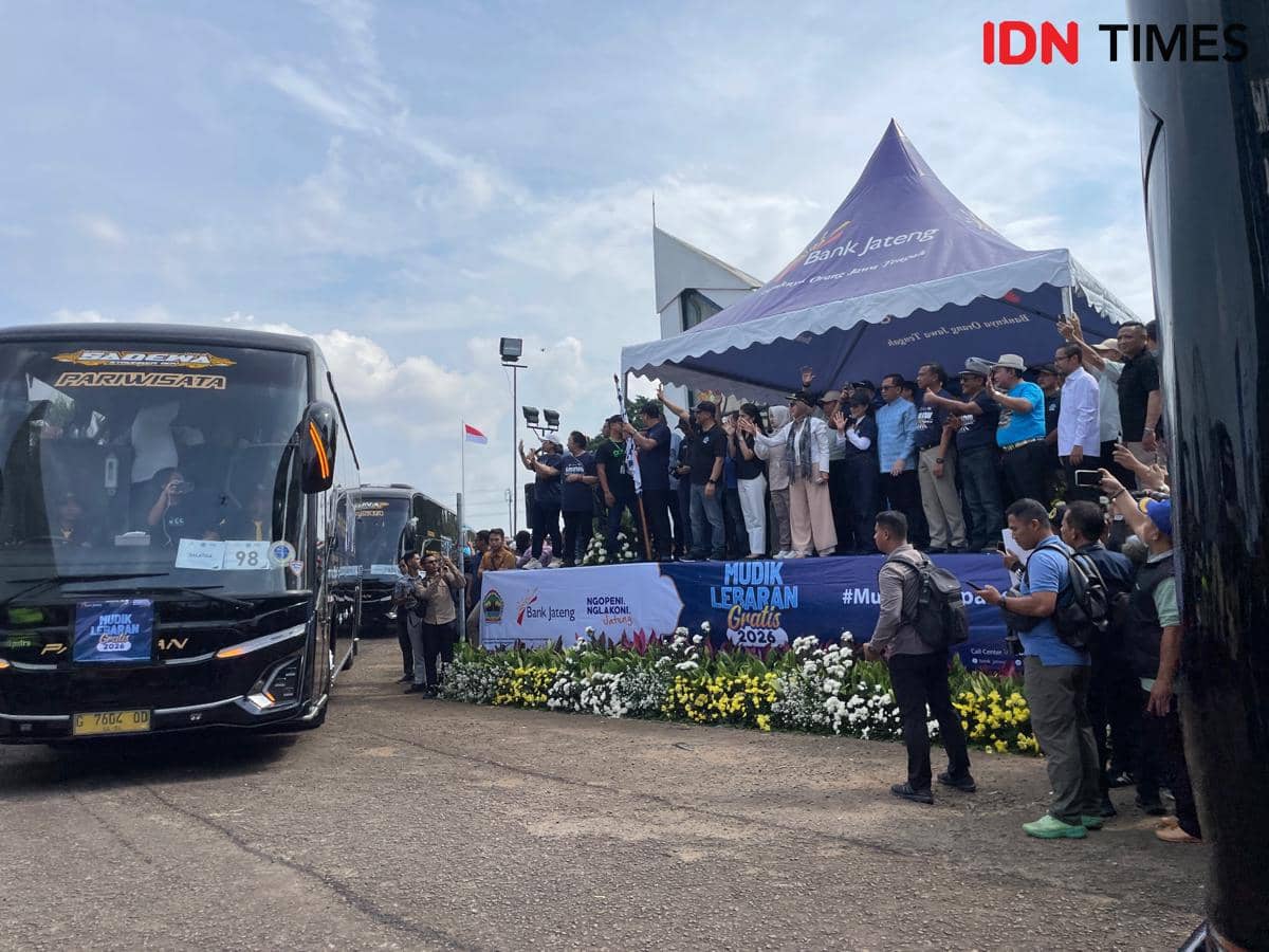 325 Bus Mudik Gratis Diberangkatkan Pemprov Jateng dari TMII