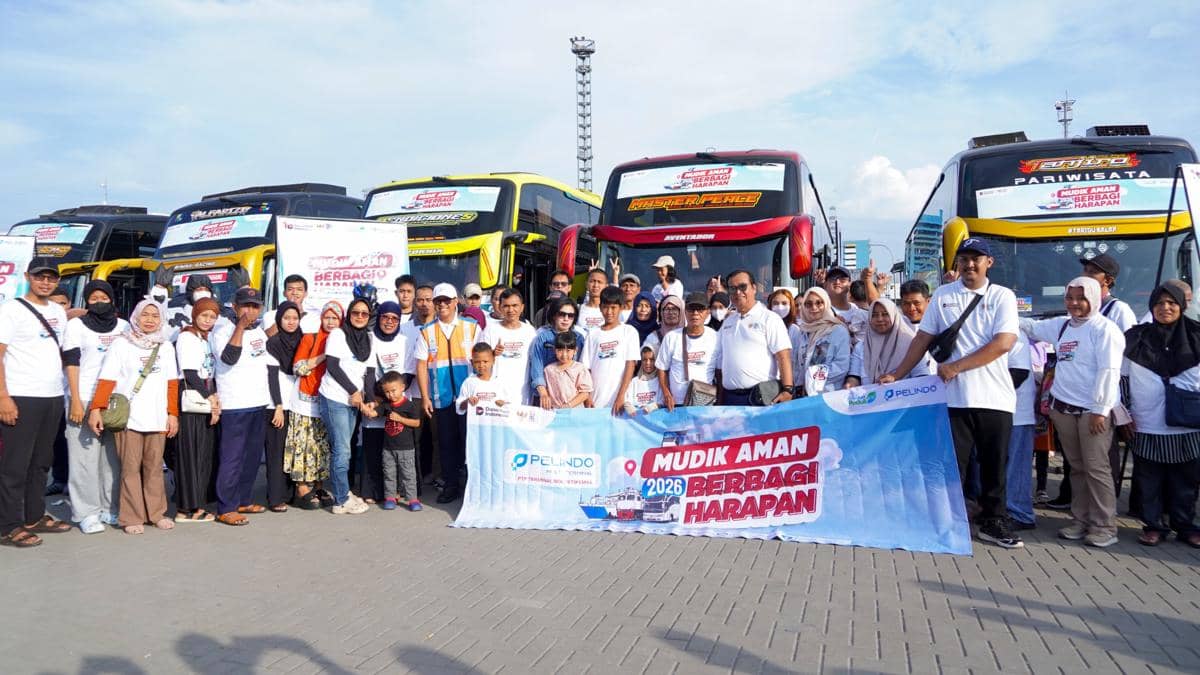 Mudik Gratis, PTP Nonpetikemas Berangkatkan 200 Pemudik