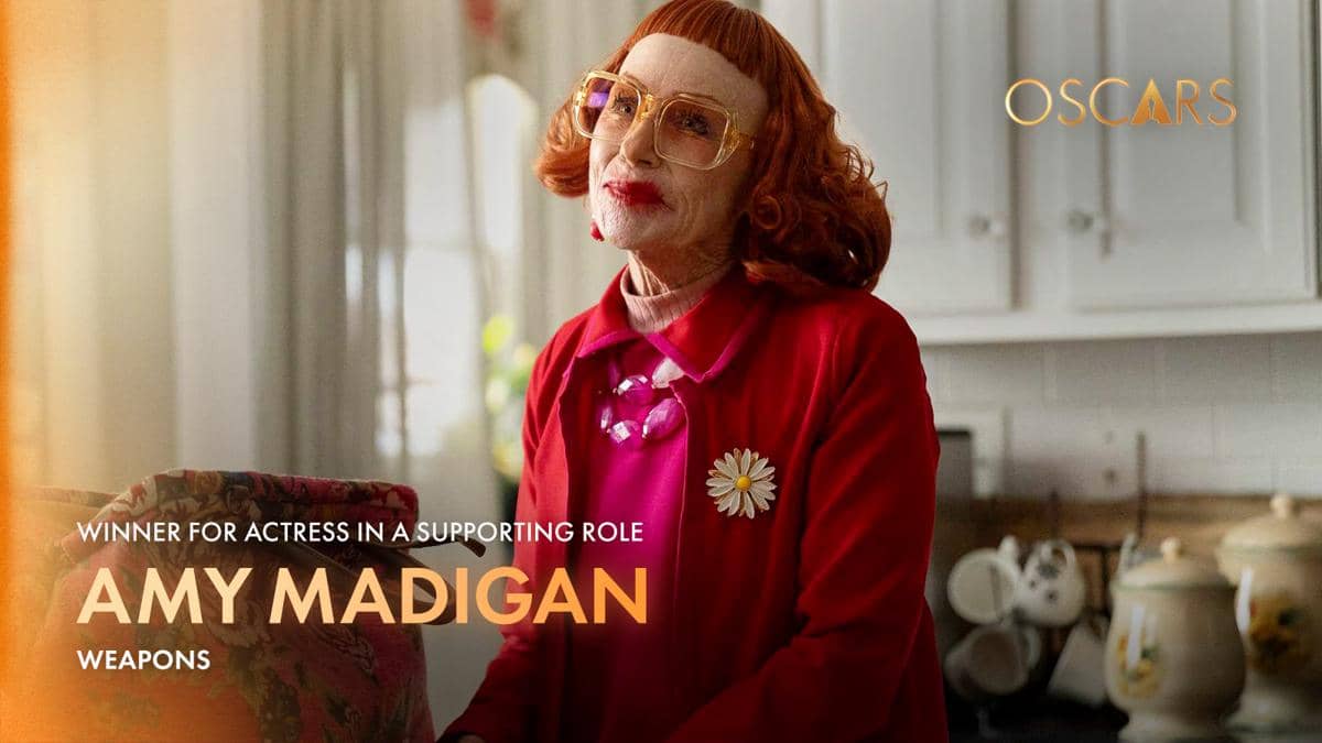 Visual kemenangan Amy Madigan di Oscars 2026