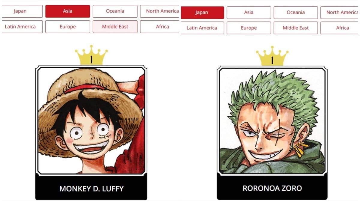 5 Hal Menarik dari Hasil Sementara One Piece WT100, Zoro No. 1 Jepang?