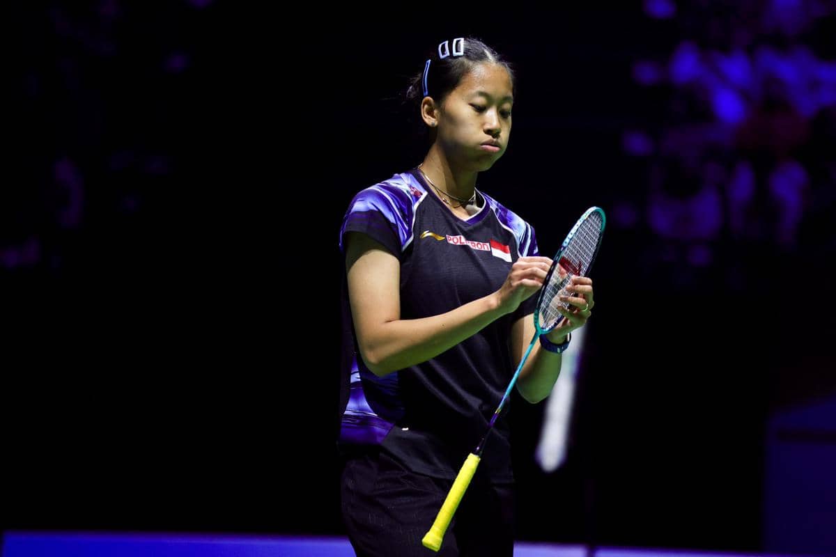 Putri Kusuma Wardani di final Swiss Open 2026 