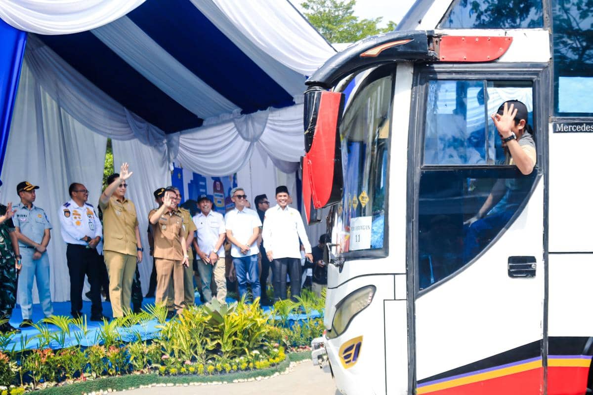 Pemko Medan Berangkatkan 4 Ribu Peserta Mudik Gratis dengan 123 Bus