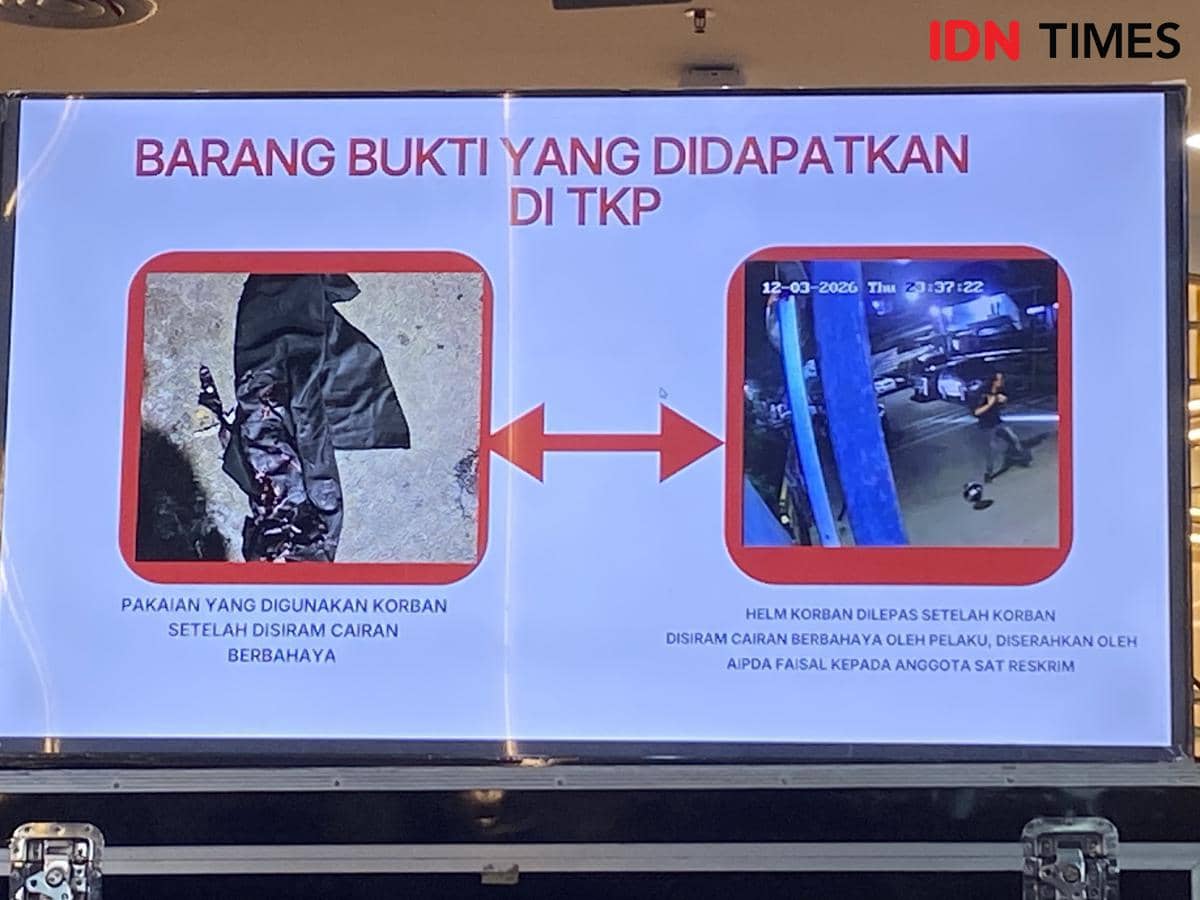 Polisi: Pelaku Penyiraman Air Keras Andrie Yunus Terlatih
