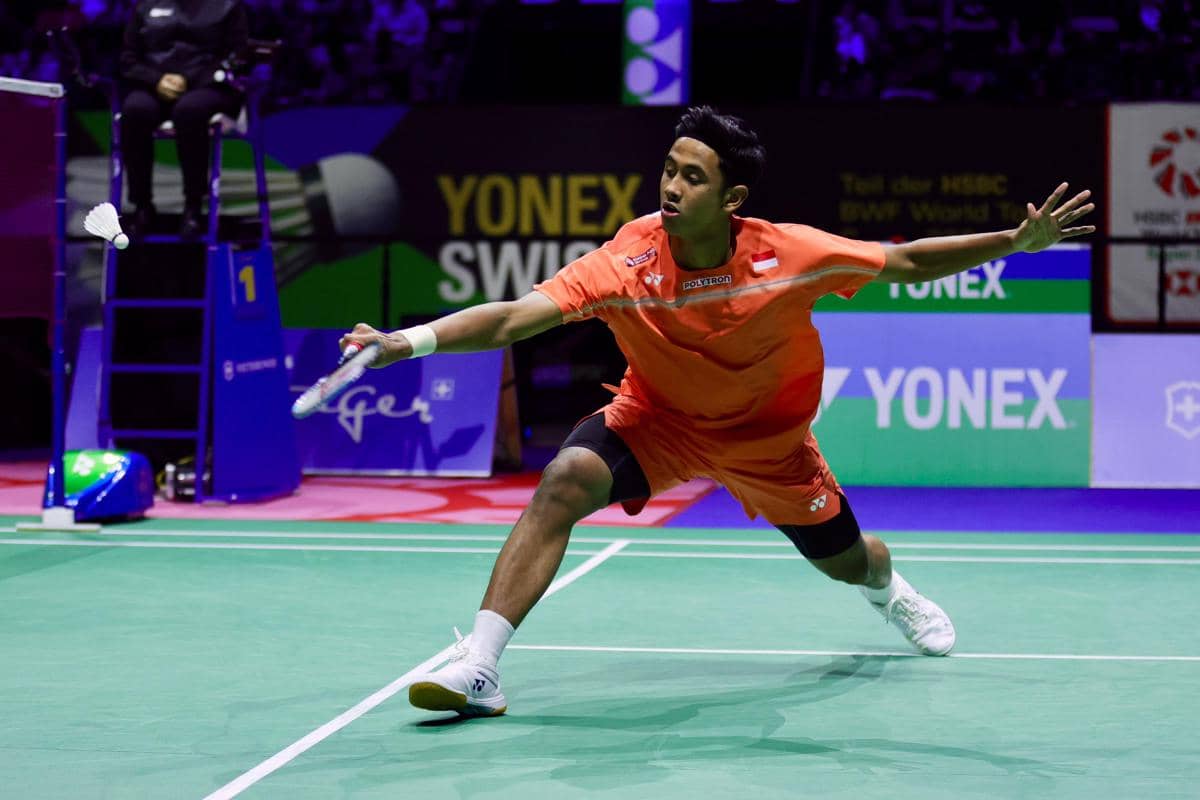 Alwi Farhan di final Swiss Open 2026