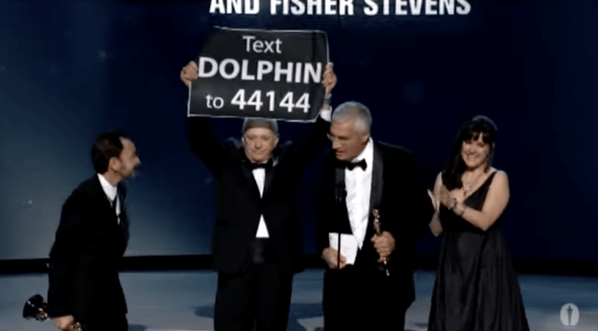 cuplikan pidato tim VFX The Cove