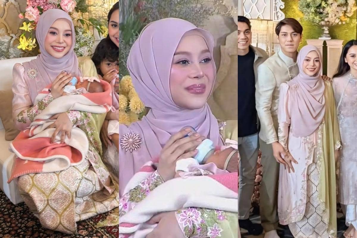 8 Gaya Kebaya dan Makeup Lesti Kejora di Akikah Anak Ketiga, Anggun!